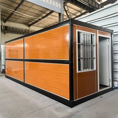 Maison de conteneur pliant en acier portable