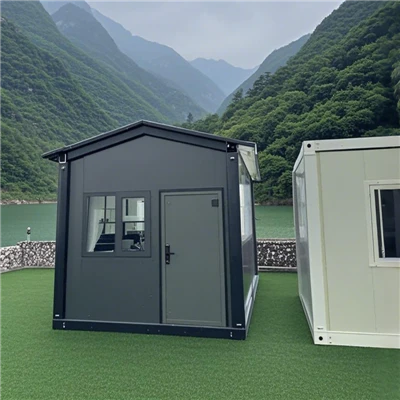 Mini maison de conteneur de camp détachable